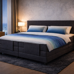 Elektrische boxspringcombinatie, M-Ray, Sense Exclusief, Zwart